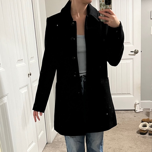 Mango Mid Length Wool Coat - Picture 5 of 9